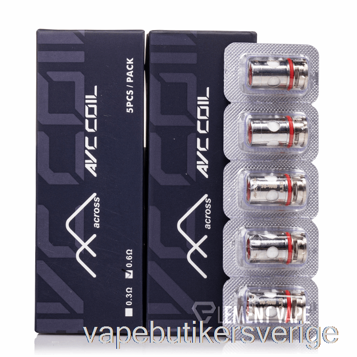 Vape Sverige Tvärs Vape Avc Ersättningsspolar 0,8ohm Mesh Coils